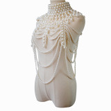 Sexy Tassel Pearl Sweater Chain Fashion Multilayer Pearl Body Chain