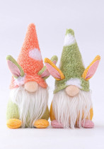 Lapin de Pâques carotte gnome poupée elfe poupée ornement décoration de la maison
