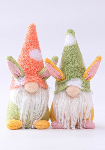 Easter Bunny Carrot Gnome Doll Elf Doll Ornament Home Decoration