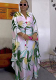 Spring Women'S Africa Plus Size Dress Print Long Dress