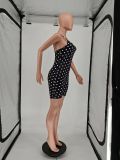 Women'S Straps Sexy Polka Dot Jumpsuit