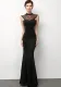 Women Formal Party Mermaid Black Evening Dress