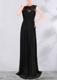 WomenFormal Party Mesh Pleated Strapless Evening Dress