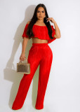 Character fashion spring and summer two-piece pants set