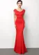 Ladies Formal Party Elegant V Neck Evening Dress