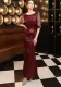 Plus Size Women Sequined Formal Party Maxi Evening Dress
