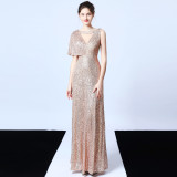 Fairy Dream Party Evening Dress Sexy Long Slim Fit Toast Dress