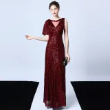 Fairy Dream Party Evening Dress Sexy Long Slim Fit Toast Dress