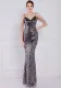 Long Sequins Plus Size Beauty Formal Party Evening Dress