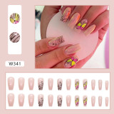 Manicure Wearing Nails Butterfly Wearable Nail Faux Ongles Artificial Nails
