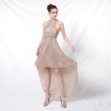 Elegant Sequins Bodycon Sexy Irregular Party Dress Bridesmaid Dress