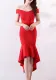 Women Elegant Maxi Off Shoulder Mermaid Evening Dress