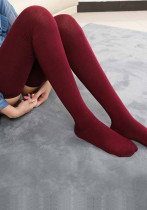Herfst- en winterkousen lang 80cmkatoenen sokken dijsokken vrouwelijke kniekousen
