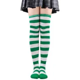 Striped socks thigh socks female Japanese and Korean stockings over the knee Halloween cosplay show zebra stockings