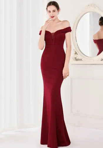 Plus Size Formal Party Mermaid Evening Dress