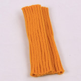 Acrylic wool half-finger arm sleeve long gloves