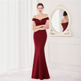 Plus Size Formal Party Mermaid Evening Dress