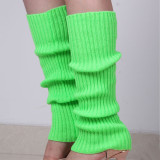 Warm woolen socks women's winter solid color adult leg socks