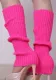 Warm woolen socks women's winter solid color adult leg socks