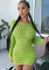 Women Sexy Cutout Backless Long Sleeve Dress