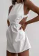 Women Sexy Backless Crossover Sleeveless Dress