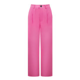 Spring and autumn wide-leg trousers straight-leg drape suit pants high-waist fashion Casual trousers
