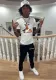 Summer suitable t-shirt set pattern sportswear top + trousers summer sports suit
