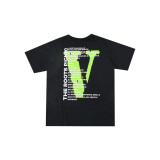 Festival big v Kurzarm-T-Shirts für Herren und Damen mit Buchstabendruck