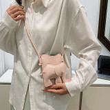 Women's Bag Cartoon Creative Elephant Shape Bag Trendy Ladies Summer Messenger Bag