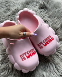 Spring and summer women's shoes Baotou sandals and slippers couple eva waterproof half slippers women Slippers