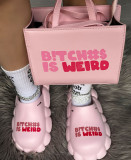 pink (shoes + bag)