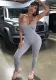 Spring And Summer Sexy Straps Low-Cut Jumpsuit Casual Low Back Jumpsuit