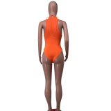 Einteiliger Damen-Bodysuit und Hosen-Badeanzug, zweiteiliges sexy Set