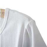 Damen Kurzarm T-Shirt Bedrucktes T-Shirt Trend T-Shirt Damenbekleidung