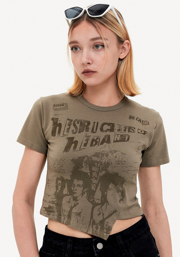 Damen American Vintage Damen Kurzarm T-Shirt