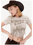 Damen American Vintage Damen Kurzarm T-Shirt