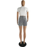 Women's Stripes Sexy Fashion Casual Versatile Shorts
