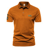 Summer Men'S Short-Sleeved Polo Shirt Casual Turndown Collar Short-Sleeved T-Shirt