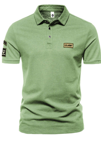 Kurzärmliges Sommer-Herren-Poloshirt Lässiges Umlegekragen-Kurzarm-T-Shirt
