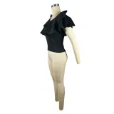 Women'S Clothes Double Layer Rufflenightclubs Tops T-Shirts