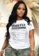 Round Neck Pullover Print Short Sleeve Women's T-Shirt