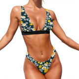 Custom Face Swimsuits Custom Tech Suits Women's Bikini Two Pieces Swimwear