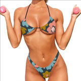Custom Swimsuits with Face Women's Bikini Two Pieces Swimwear