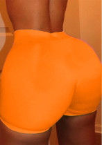 Dames sexy dames nauwsluitende shorts casual effen kleur yoga shorts