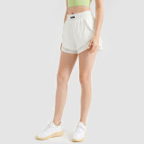 Sports shorts women's loose summer running fitness pants anti-light high waist yoga pants