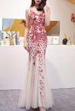 Evening dress female Formal Party Chic elegant annual meeting long fishtail sequin sexy dress