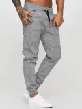 Square grid 3d digital printing Casual pants fitness Tight Pants