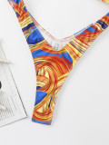 Women's Sexy Print One Piece Bikini Swimsuit