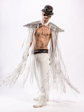 Ladies Style Sequin Wings Party Costume Swimwear Accessories Fashion Tassel Shawl