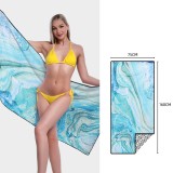 Women Printed Beach Towel Swimming Bath Towel